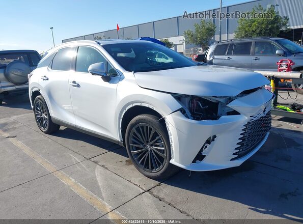 2T2BBMCA6SC071481 2025 LEXUS RX 350H Белый Передняя правая четверть