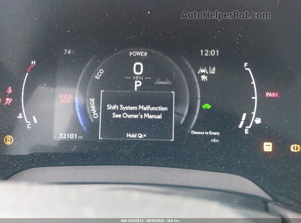 2T2BCMEA5RC012782 2024 LEXUS RX 500H White Widok tylnych siedzeń
