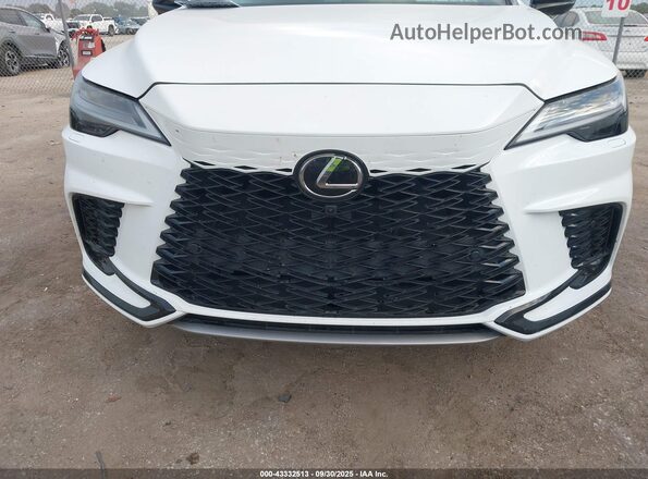2T2BCMEA5RC012782 2024 LEXUS RX 500H White Widok zestawu wskaźników