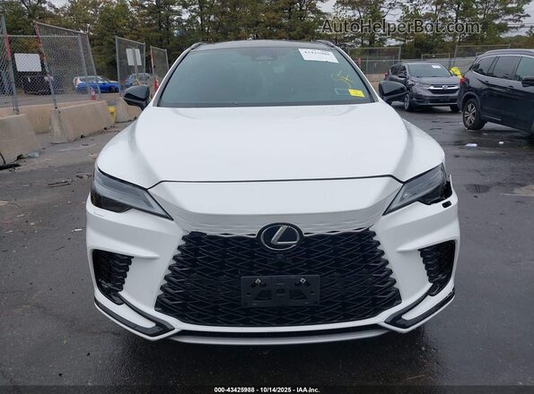 2T2BCMEA7PC006155 2023 LEXUS RX 500H White Вид щитка приладів