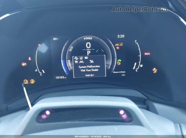 2T2BCMEA7RC017384 2024 LEXUS RX 500H Gray Вид задніх сидінь
