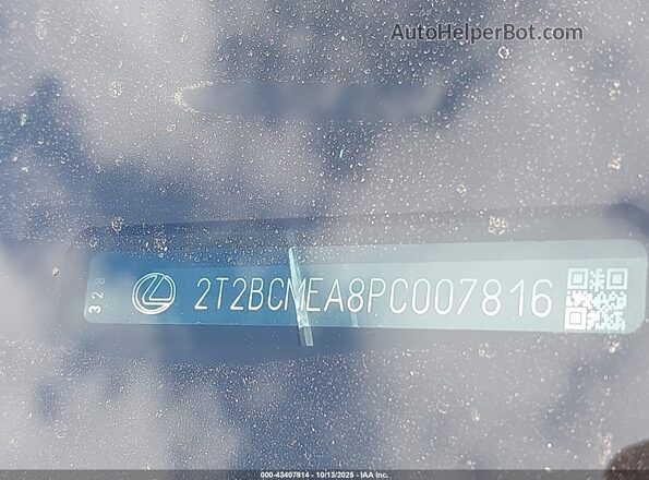 2T2BCMEA8PC007816 2023 LEXUS RX 500H White Widok komory silnika