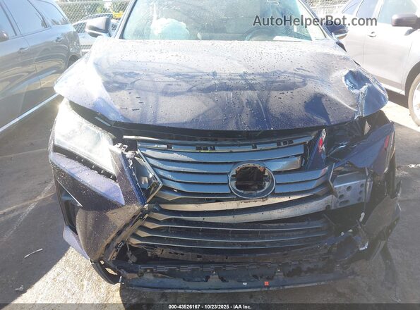 2T2BGMCA0GC001676 2016 LEXUS RX 450H Синий Вид спереди