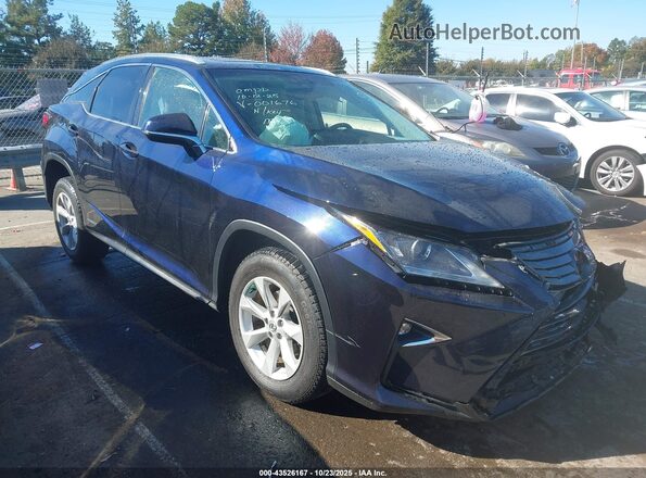 2T2BGMCA0GC001676 2016 LEXUS RX 450H Синий Передняя правая четверть