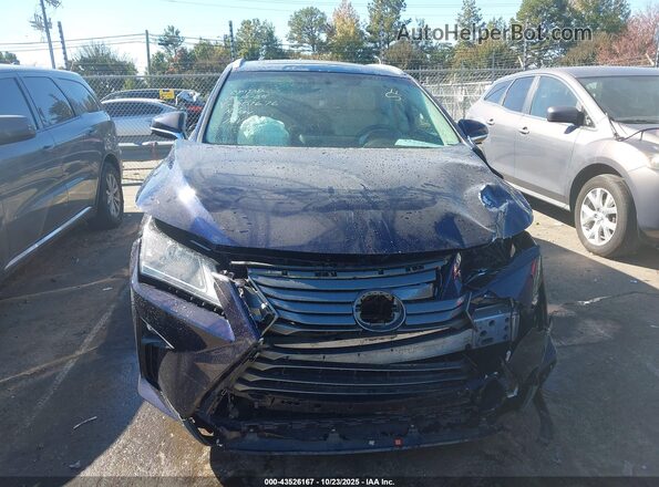2T2BGMCA0GC001676 2016 LEXUS RX 450H Синий Вид панели приборов
