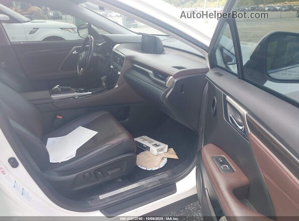 2T2BZMCA2GC007988 2016 LEXUS RX 350 Белый Вид салона спереди