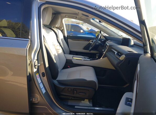 2T2BZMCA2HC084698 2017 LEXUS RX 350 Коричневый Вид салона спереди