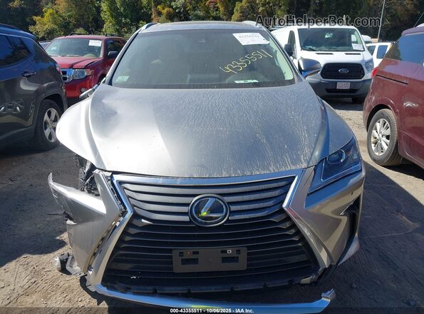 2T2BZMCA3JC138645 2018 LEXUS RX 350 Gray Widok zestawu wskaźników