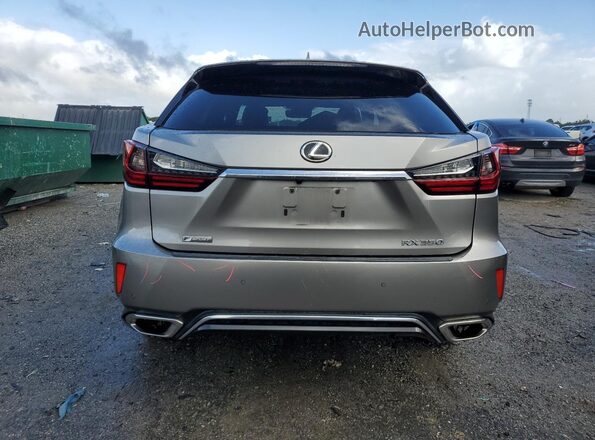 2T2BZMCA3JC164467 2018 LEXUS RX Золотой Вид сзади