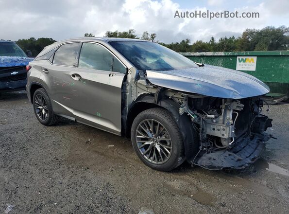 2T2BZMCA3JC164467 2018 LEXUS RX Золотой Передняя правая четверть