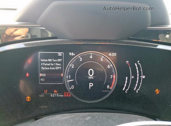 2T2GDCAZ0SC019914 2025 LEXUS NX Blue Вид щитка приладів