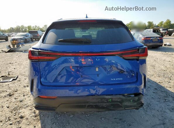 2T2GDCAZ0SC019914 2025 LEXUS NX Blue Вид ззаду