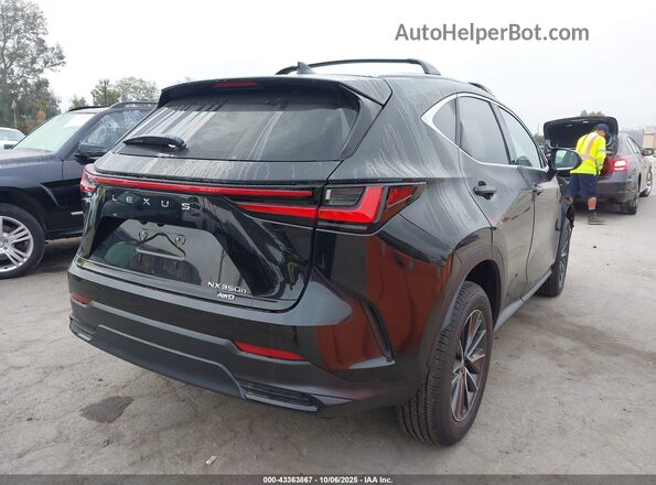 2T2GKCEZ4SC054553 2025 LEXUS NX 350H Black უკანა მარჯვენა