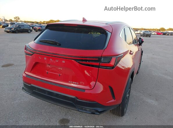 2T2HGCEZ3SC090272 2025 LEXUS NX 350 Red Задня права чверть