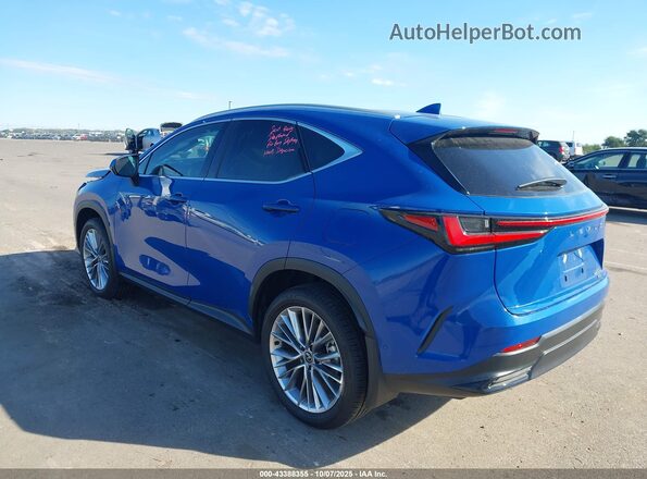 2T2HGCEZ4SC085730 2025 LEXUS NX 350 Blue უკანა მარცხენა