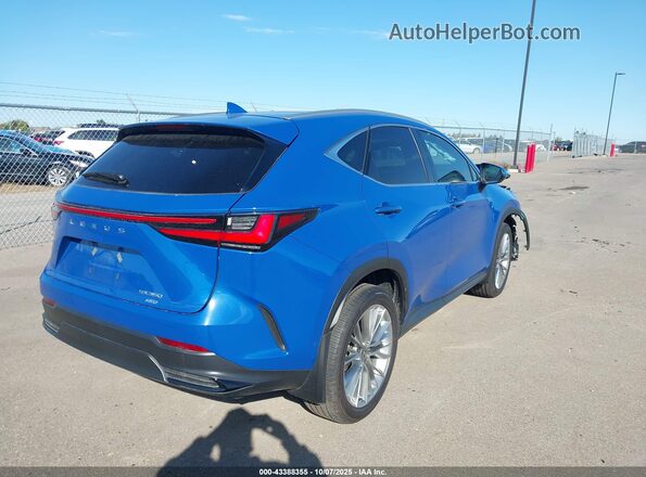 2T2HGCEZ4SC085730 2025 LEXUS NX 350 Blue უკანა მარჯვენა