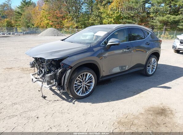 2T2HKCEZ1SC053235 2025 LEXUS NX 350H Gray წინა მარცხენა ხედი სამი მეოთხედიდან
