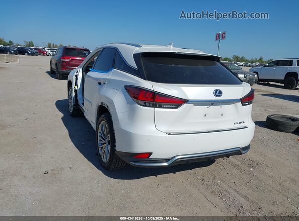 2T2JGMDA0MC066971 2021 LEXUS RX 450H White Задня ліва чверть