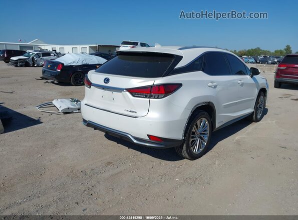 2T2JGMDA0MC066971 2021 LEXUS RX 450H White Задня права чверть