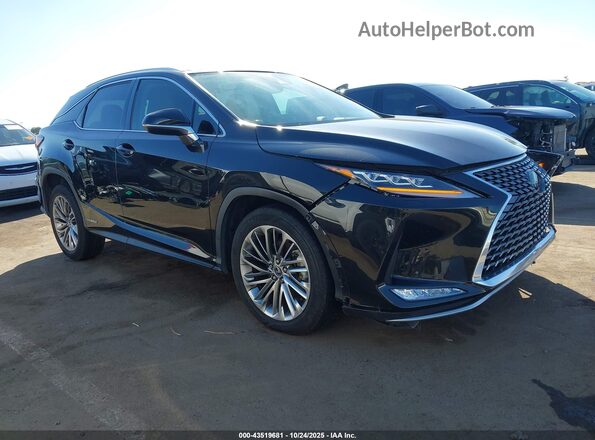 2T2JGMDA5LC048254 2020 LEXUS RX 450H Black Przód prawy