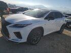 2020 Lexus Rx 350 F Sport White vin: 2T2YZMDA6LC236287