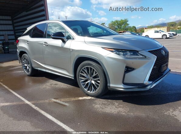 2T2ZZMCAXJC093315 2018 LEXUS RX 350 Серебряный Передняя правая четверть