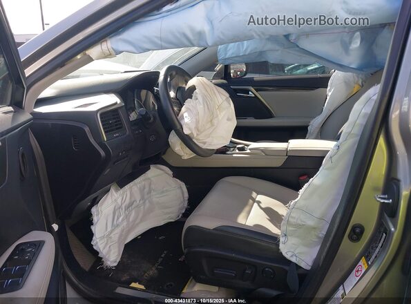 2T2ZZMCAXJC101249 2018 LEXUS RX 350 Champagne Вид салона спереди