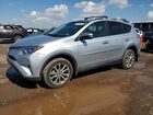2017 Toyota Rav4 Limited Silver vin: 2T3DFREVXHW549821