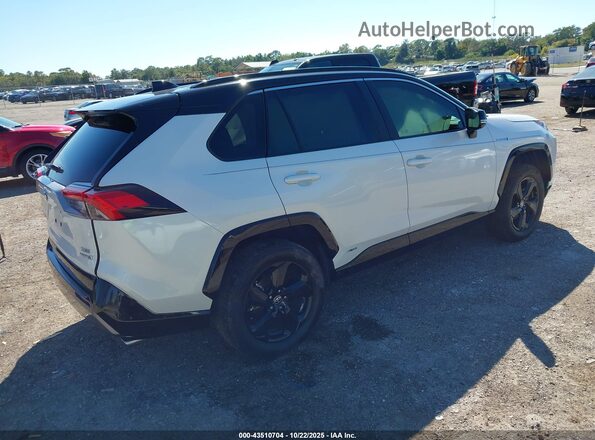 2T3E6RFV2MW016147 2021 TOYOTA RAV4 HYBRID White Задня права чверть
