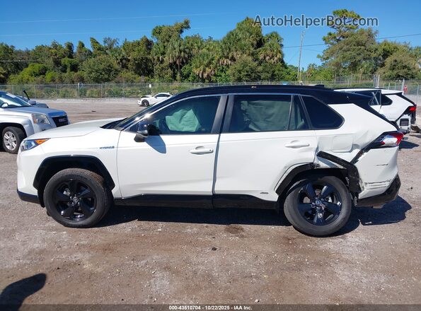 2T3E6RFV2MW016147 2021 TOYOTA RAV4 HYBRID White Панорамний вид салону 360°