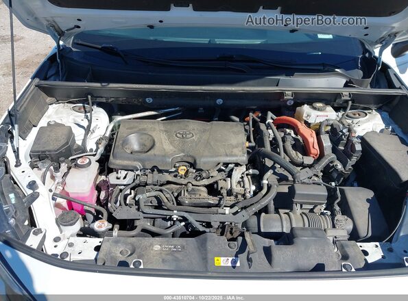 2T3E6RFV2MW016147 2021 TOYOTA RAV4 HYBRID White Вид ззаду
