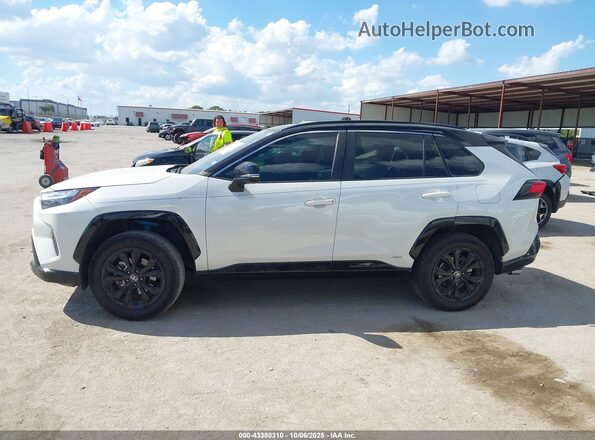 2T3E6RFV2NW035380 2022 TOYOTA RAV4 HYBRID White Սալոնի 360 աստիճան տեսք