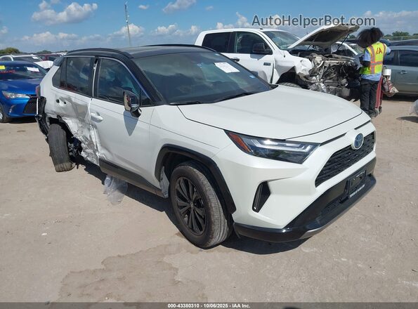 2T3E6RFV2NW035380 2022 TOYOTA RAV4 HYBRID White Առջևի աջ