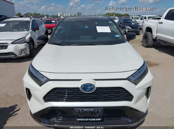 2T3E6RFV2NW035380 2022 TOYOTA RAV4 HYBRID White Սարքավորումների վահանակի տեսք