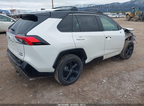 2T3EWRFV1KW036130 2019 TOYOTA RAV4 HYBRID White Tył prawy
