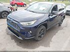 2020 Toyota Rav4 Hybrid Xse Синий vin: 2T3EWRFV4LW072380