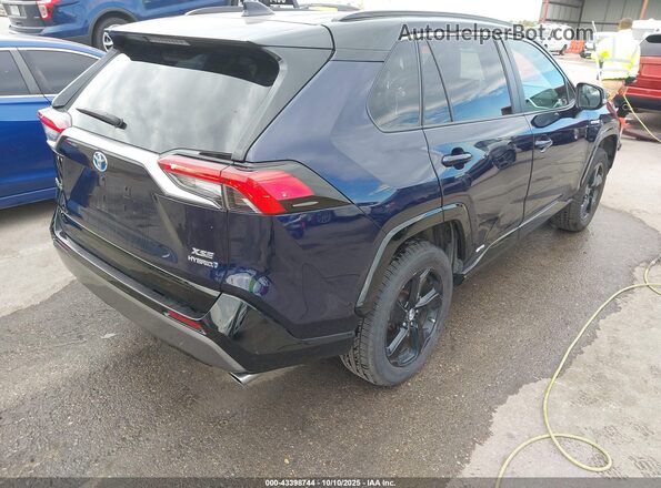 2T3EWRFV4LW072380 2020 TOYOTA RAV4 HYBRID Синий Задняя правая четверть