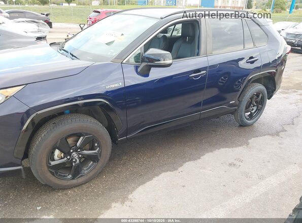 2T3EWRFV4LW072380 2020 TOYOTA RAV4 HYBRID Синий Вид спереди