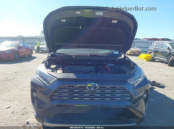 2T3EWRFV7LW067545 2020 TOYOTA RAV4 HYBRID Gray Widok z tyłu