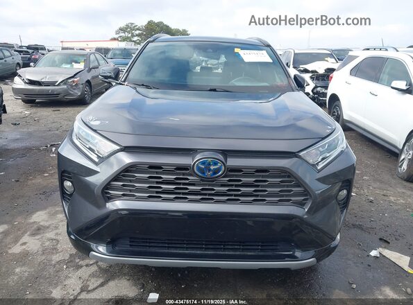 2T3EWRFV7LW067545 2020 TOYOTA RAV4 HYBRID Gray Widok zestawu wskaźników