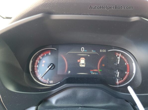 2T3J1RFVXPW377319 2023 TOYOTA RAV4 Red Вид щитка приладів