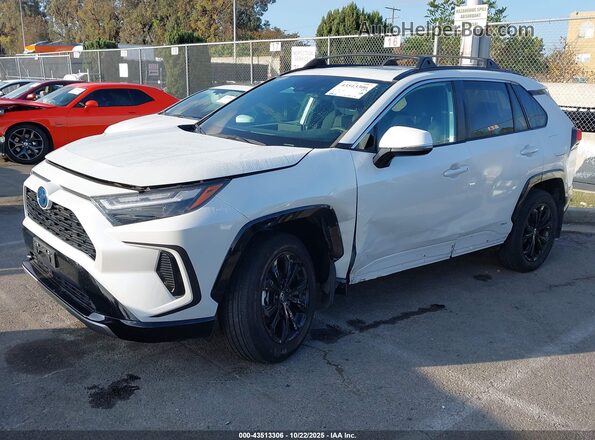 2T3T6RFV5PW044858 2023 TOYOTA RAV4 HYBRID White Передня ліва чверть