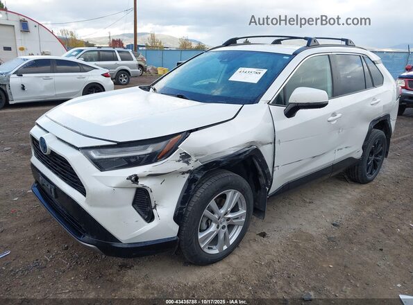 2T3T6RFV7NW029906 2022 TOYOTA RAV4 HYBRID White Przód lewy