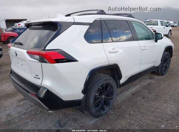2T3T6RFV7NW029906 2022 TOYOTA RAV4 HYBRID White Tył prawy