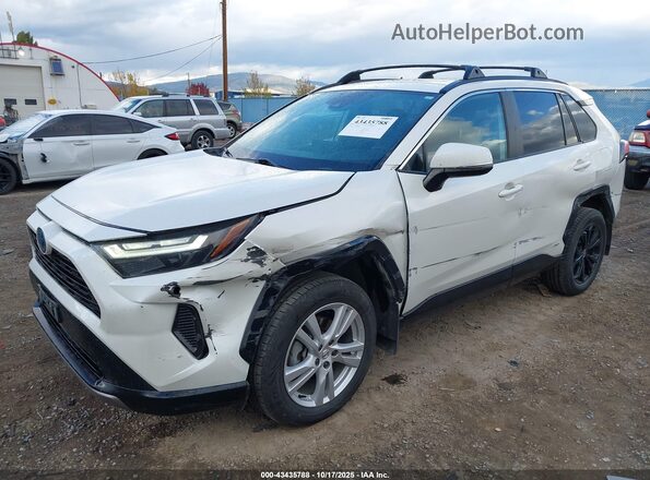 2T3T6RFV7NW029906 2022 TOYOTA RAV4 HYBRID White Widok z przodu