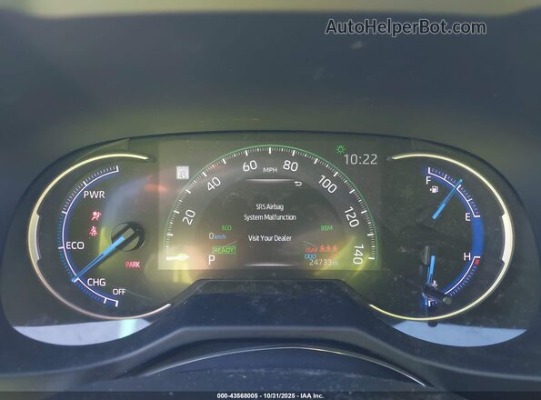 2T3UWRFV4PW154739 2023 TOYOTA RAV4 HYBRID Blue უკანა სავარძლების ხედი