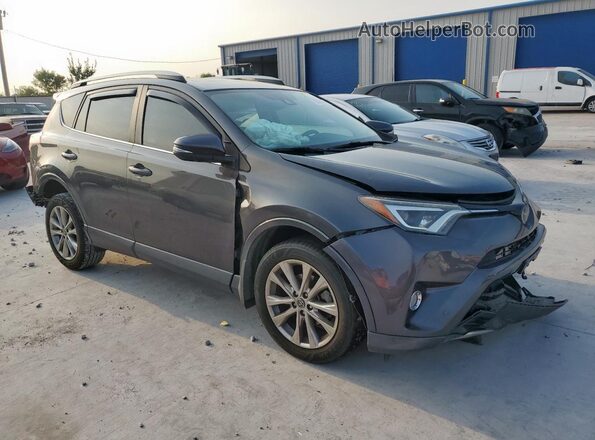 2T3YFREV7JW444192 2018 TOYOTA LIMITED Gray Przód prawy