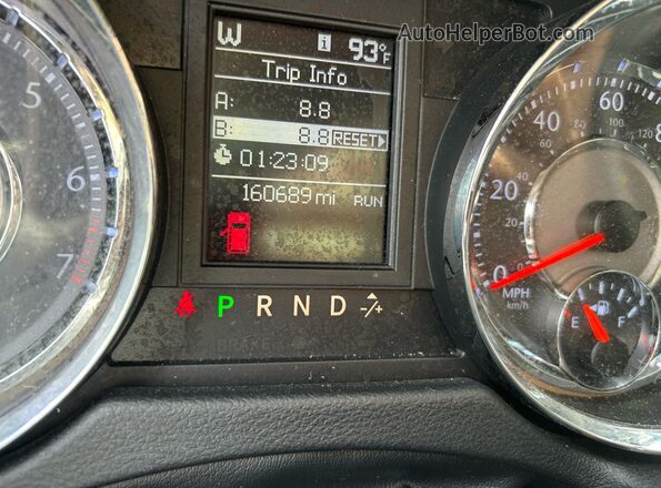 2C4RC1BG1GR259868 2016 CHRYSLER OTHER Серебряный Вид щитка приборов