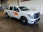 2022 Nissan Titan S White vin: 1N6AA1EC8NN107024 Damage: Front Bumper, Dent(s) W/ Paint Dmg, 1/2 to 1 inch