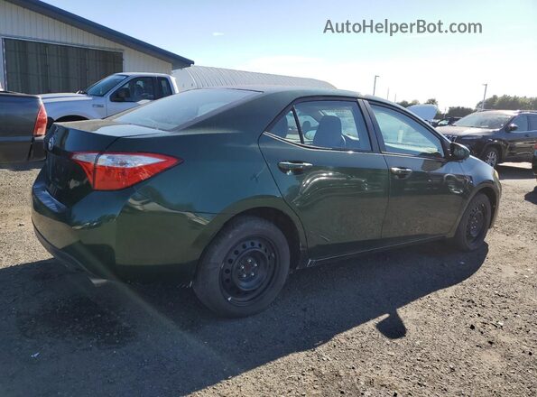 2T1BURHE0GC626438 2016 TOYOTA LL Зеленый Передняя правая четверть